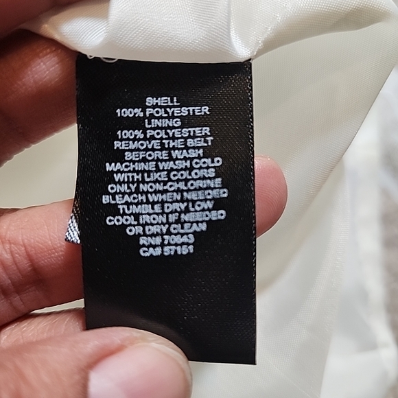 Jessica Howard Teal Floral Swing Tea Dress With Belt  Sz 12 - Picture 5 of 12